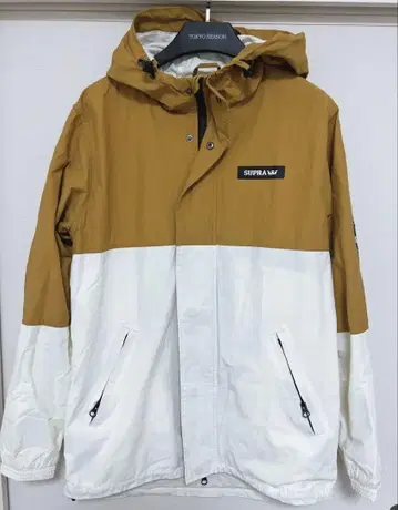 SUPRA 자켓 S 사이즈 브라운/화이트