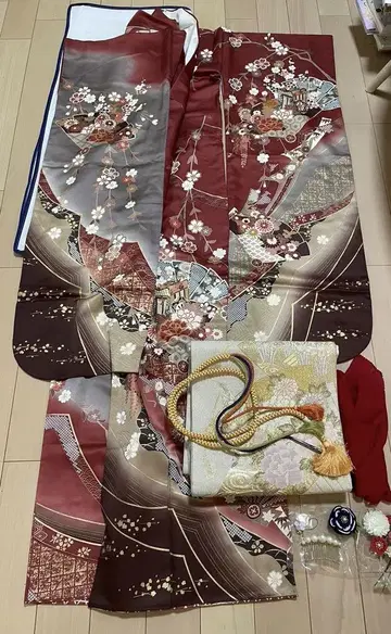 새상품급 후리소데 풀세트