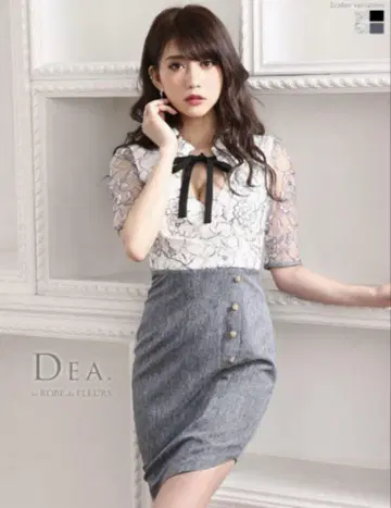 DEA by ROBE de FLEURS 꽃무늬 타이트 드레스 S 사이즈