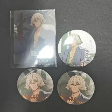 BLEACH 우라하라 키스케 캔뱃지 특전 4점 세트
