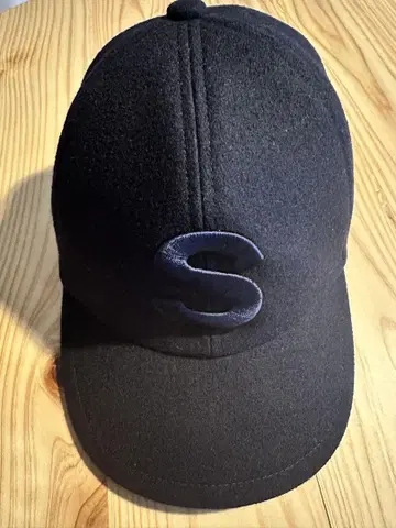[ sacai ] 로고 캡 / 네이비