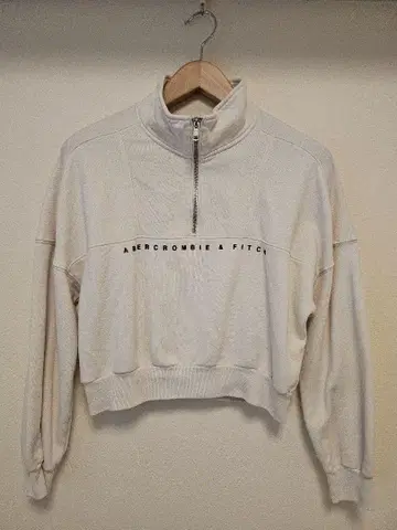 Abercrombie & Fitch 하프 지퍼 맨투맨 S