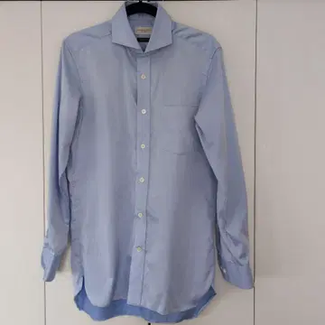 LORDSON crest 라이트 블루 긴팔 셔츠