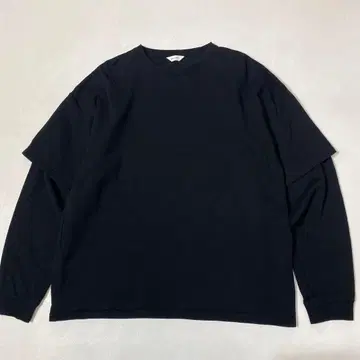 WELLDER 베 더 레이어드 슬리브 크루넥