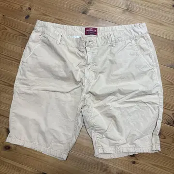 OVERALLS 베이지 숏팬츠