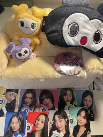 twice 포토 카드 봉제 인형 세트