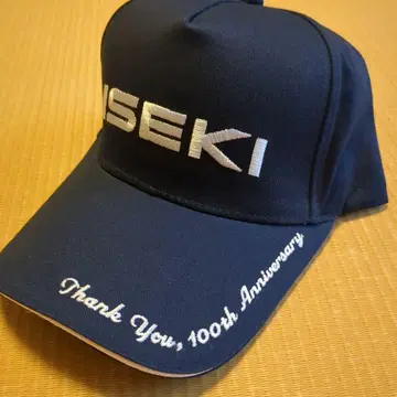 ISEKI 100주년 기념 캡 네이비