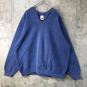 B150 구제 의류 트레이닝복 맨투맨 래글런 파랑 90s Y2K