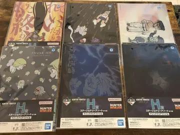 HUNTER x HUNTER 제일복권 H상 클리어 파일 6장 세트
