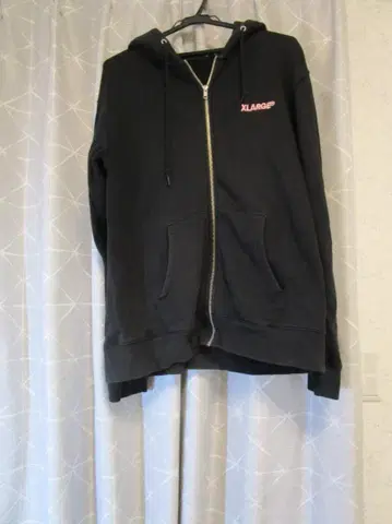 XLARGE 블랙 후드티 XL