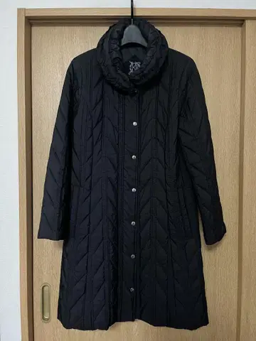 KAORYINU 다운 자켓 롱 코트 블랙 여성용 40