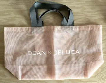 DEAN & DELUCA 메쉬 토트백 핑크 L