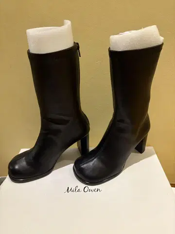 Mila Owen 블랙 힐 부츠 S