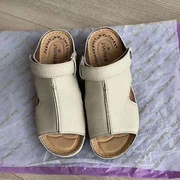 팬지 백 벨트 샌들 M (23-23.5cm) 아이보리