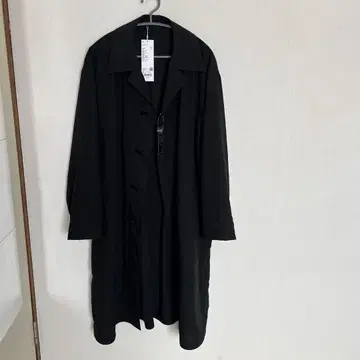 유니클로 U 오버사이즈 스텐카라 코트 2025SS 블랙 S 미사용 새상품