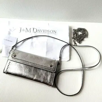 J&M 데이비슨 실버 숄더백