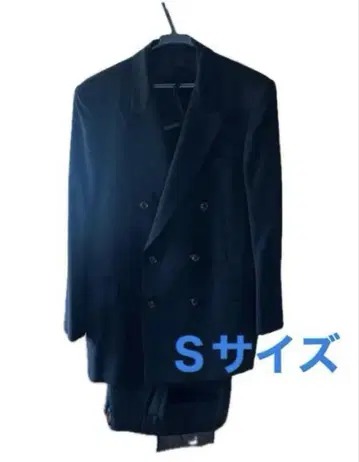 남성용 예복 봄/여름용 S 더블 수트 블랙 포멀 포멀 슈트