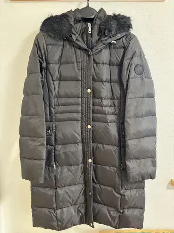 랄프 로렌 후드 부착 다운 코트
