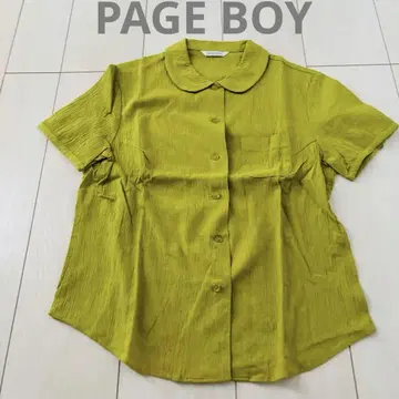 PAGEBOY 헤이세이 패션 반팔 블라우스