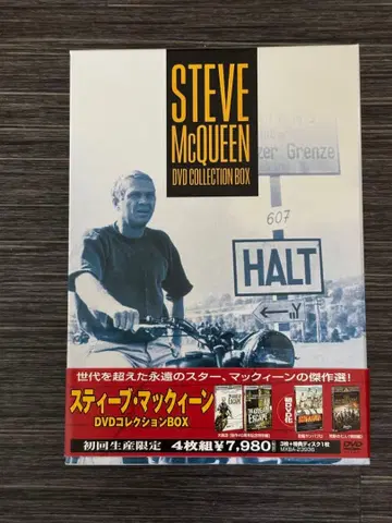스티브 맥퀸 DVD 컬렉션 BOX (초회 생산 한정판 4매 세트)