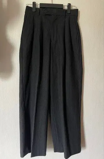 무인양품 기모 턱 와이드 팬츠
