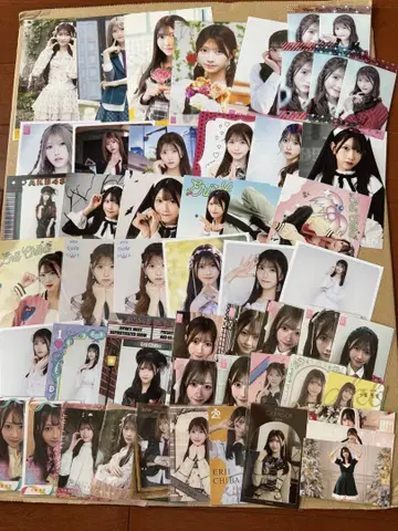 AKB48 치바 에리 브로마이드 트레이딩 카드 스티커 묶음 판매