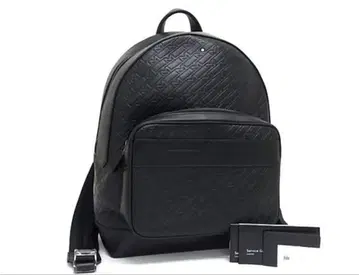 미사용 MONT BLANC 몽블랑 가죽 커버 포함 럭색