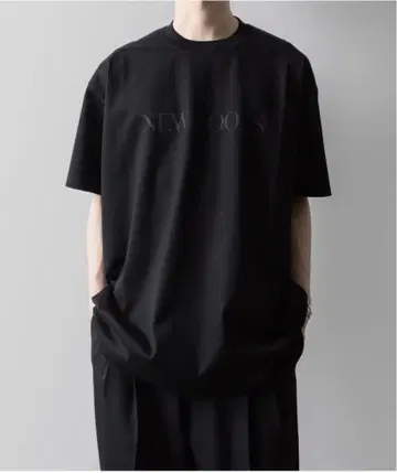 OVERSIZED PRINT TEE [NEW LOOKS] - BLACK