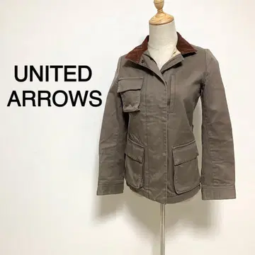 UNITED ARROWS 포인 칼라 코튼 자켓