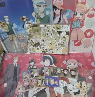 스파이 패밀리 클리어 파일 파우치 호시타베요 가나 콜라보