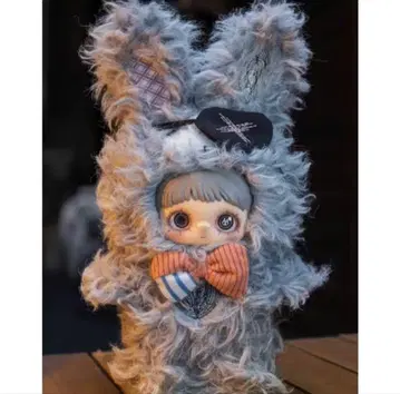 maymei 블랙 다크 포레스트 토끼