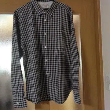 새상품 써니클라우드 깅엄 체크 셔츠 유니클로 무인양품 남성용