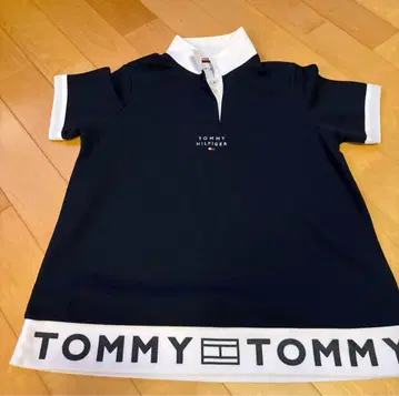 TOMMY HILFIGER 골프 피케 셔츠 M 네이비