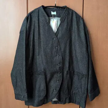 koti koti 블랙 노카라 자켓 M-L