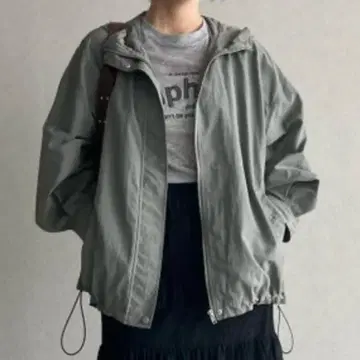 mysty woman 후드 부착 A라인 맘파