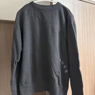 블랙 45RPM 로고 자수 트레이닝복