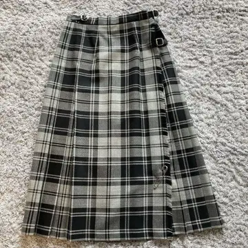 오닐 오브 더블린 격자 무늬 랩 스커트