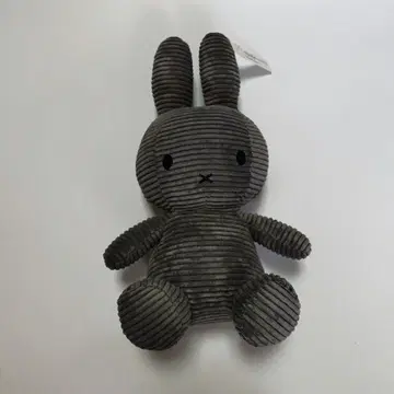 미피 봉제 인형 코듀로이 그레이