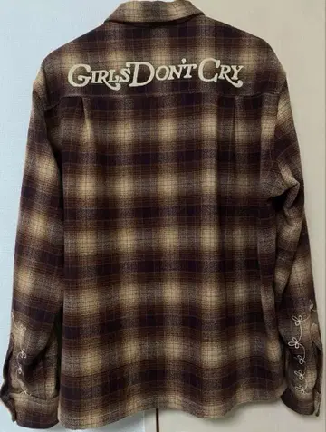 girls don't cry 체리 플란넬 셔츠 VERDY