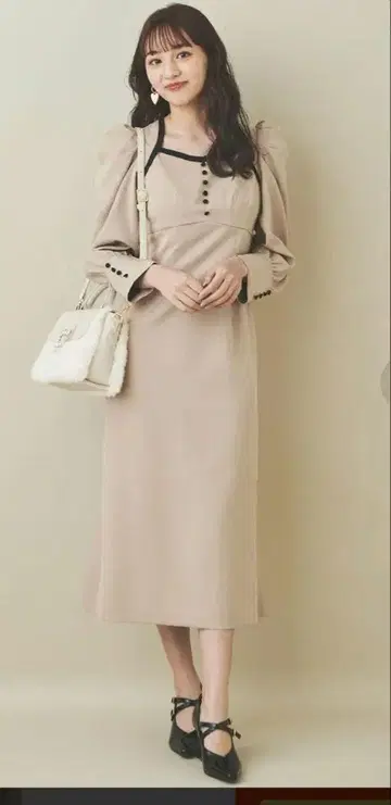 31 Sons de mode 배색 파이핑 원피스 S 사이즈