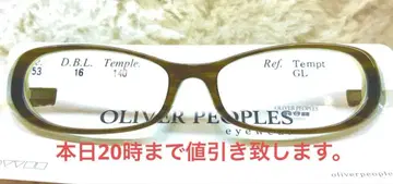 OLIVER PEOPLES Tempt GL 안경 53-16-140 새상품