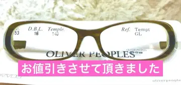 OLIVER PEOPLES Tempt GL 안경 53-16-140 새상품