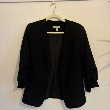 H&M 노카라 블랙 자켓 EUR 38