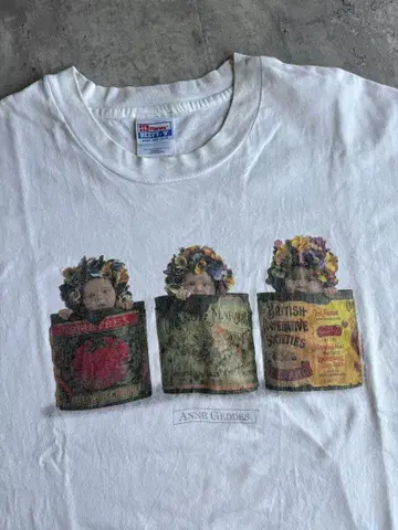 90s USA ANNE GEDDES photo print tee