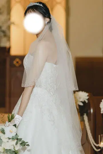 웨딩 베일 비쥬