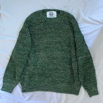 [ 미사용 ] 남성용 니트 코튼 니트 스웨터 오버 사이즈 세탁 가능