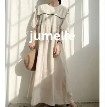 주멜로 jumelle 튤 파이핑 원피스