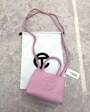 Telfar 쇼핑백 작은 사이즈 핑크