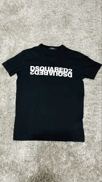 DSQUARED2 디스퀘어드 블랙 T셔츠 M