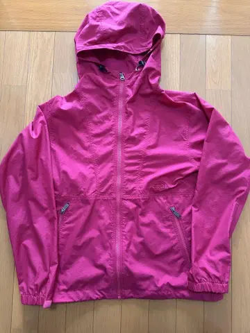 THE NORTH FACE 핑크 컴팩트 마운틴 후드티 L